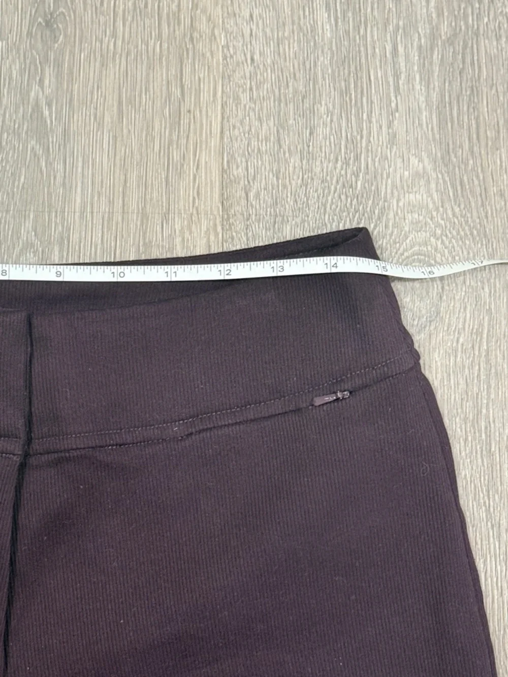 Eileen Fisher Women’s Petite Deep Plum Corded Wide Capri Pants Size SP - Picture 6 of 10
